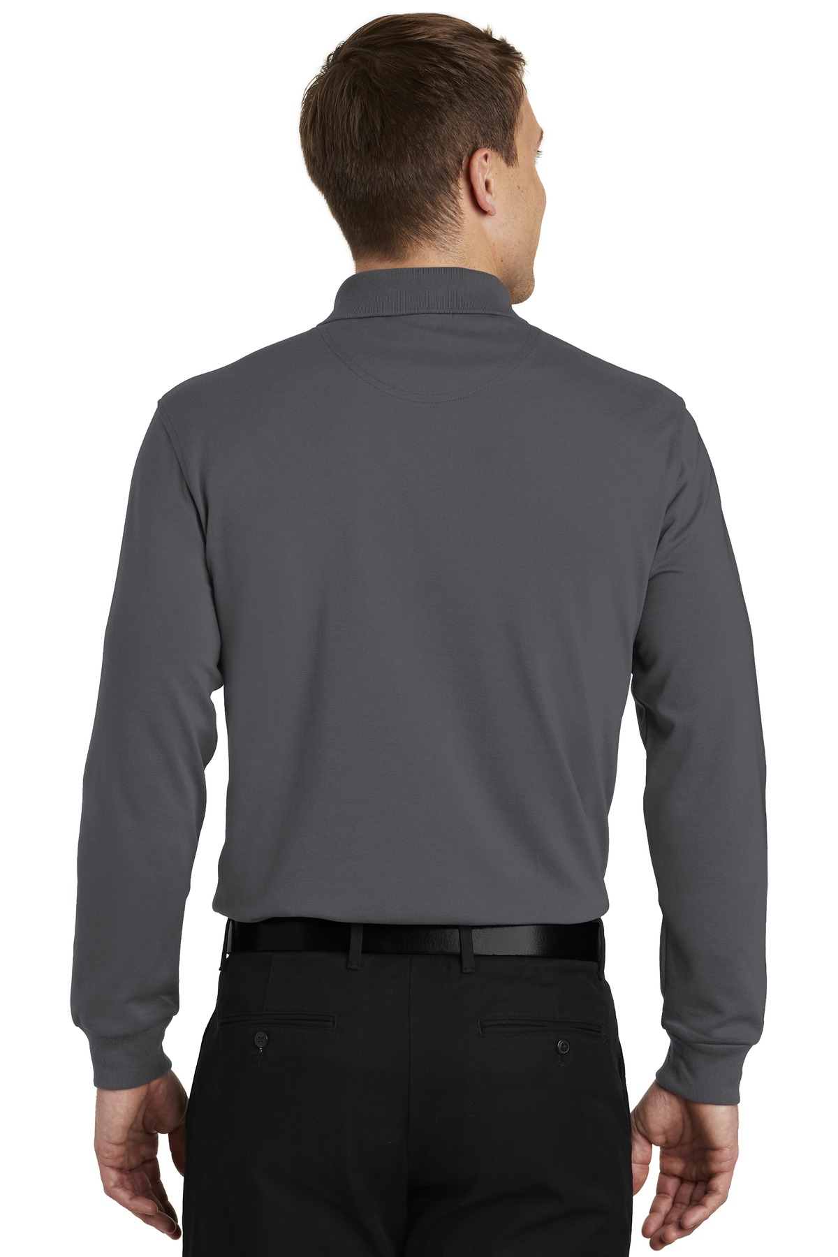 Port Authority Rapid Dry Long Sleeve Polo.