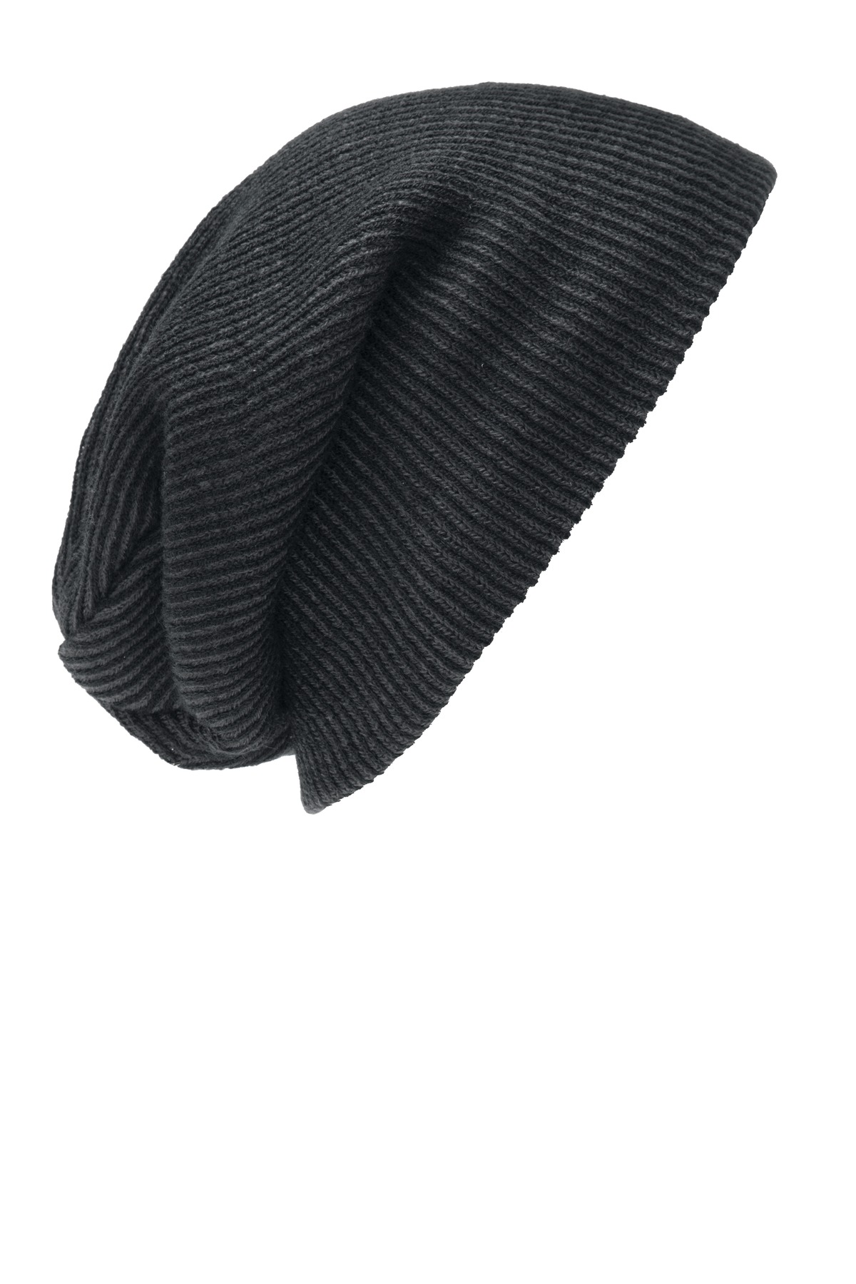 Port Authority Rib Knit Slouch Beanie.
