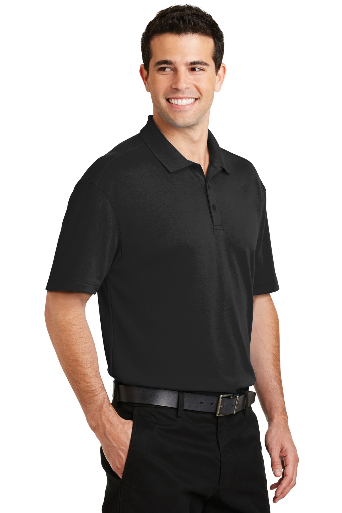 Port Authority Silk Touch Interlock Performance Polo.