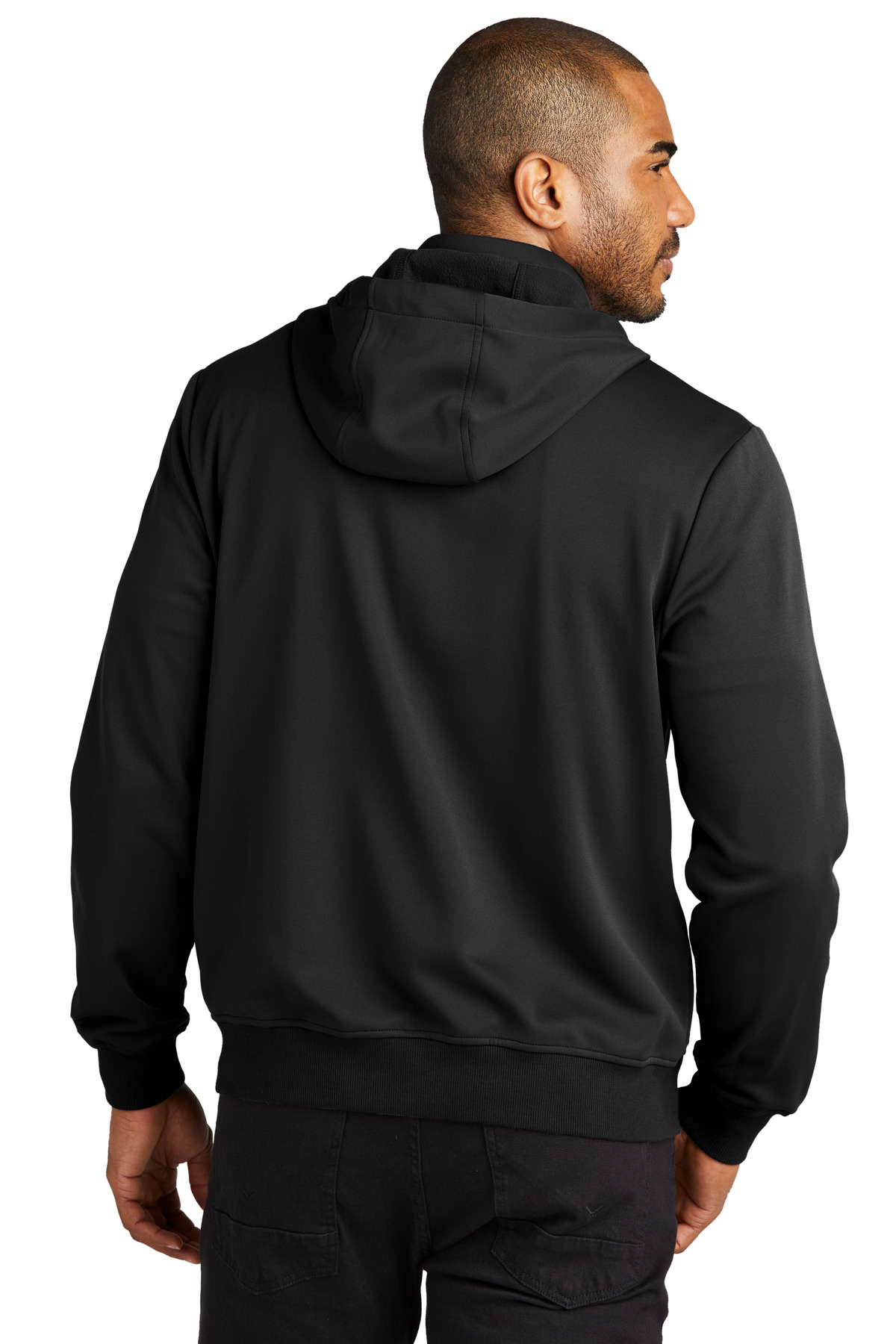 Port Authority Smooth Fleece Hooded Jacket