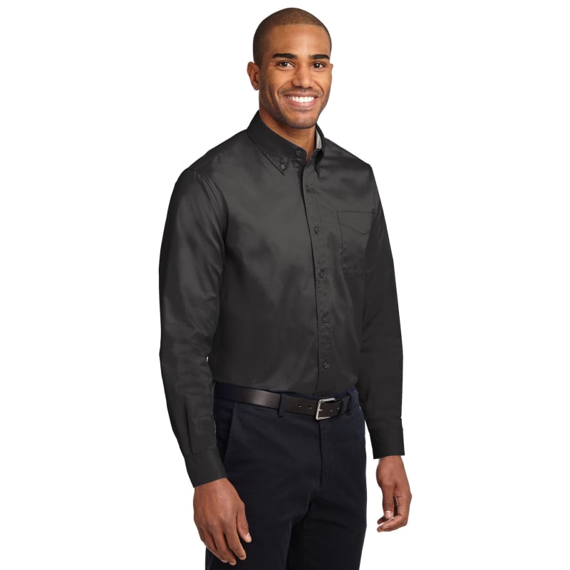 Port Authority Tall Long Sleeve Easy Care Shirt.
