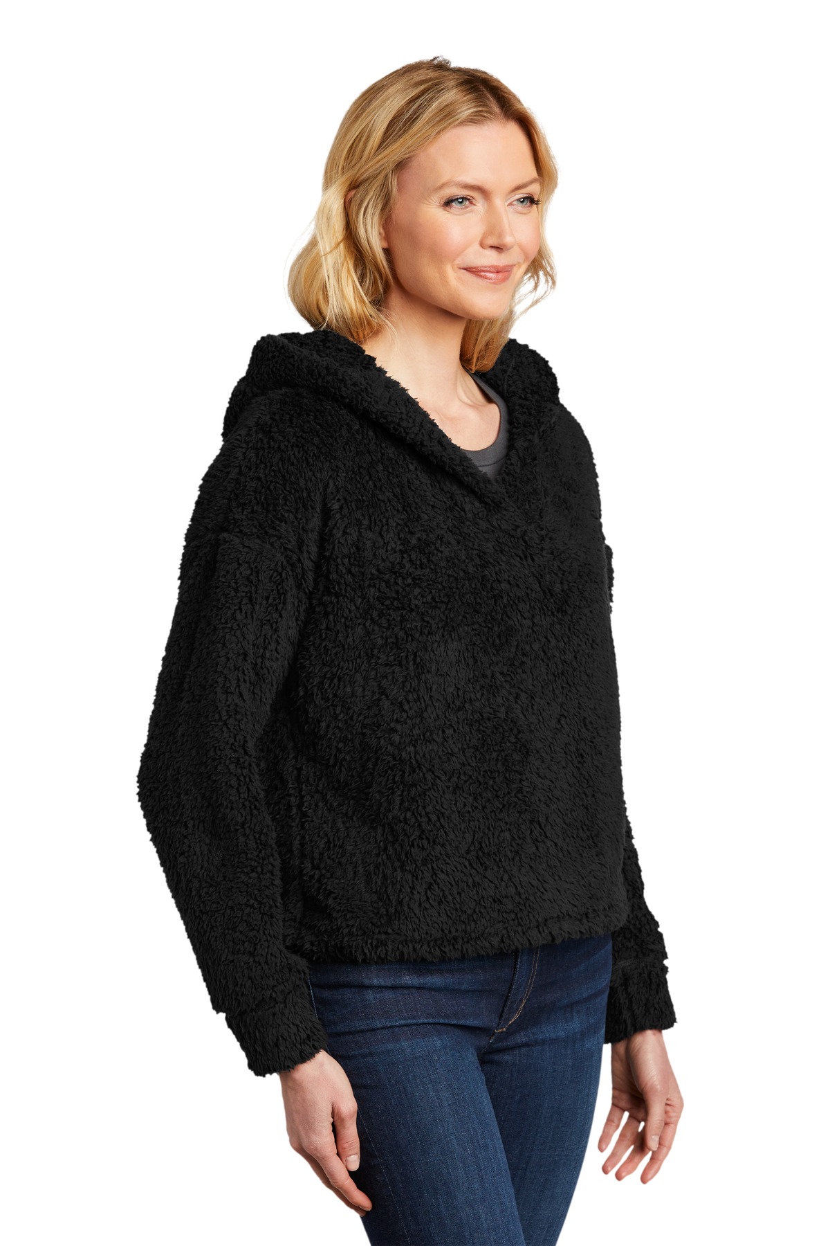 Port Authority Women's Cozy Fleece Hoodie.