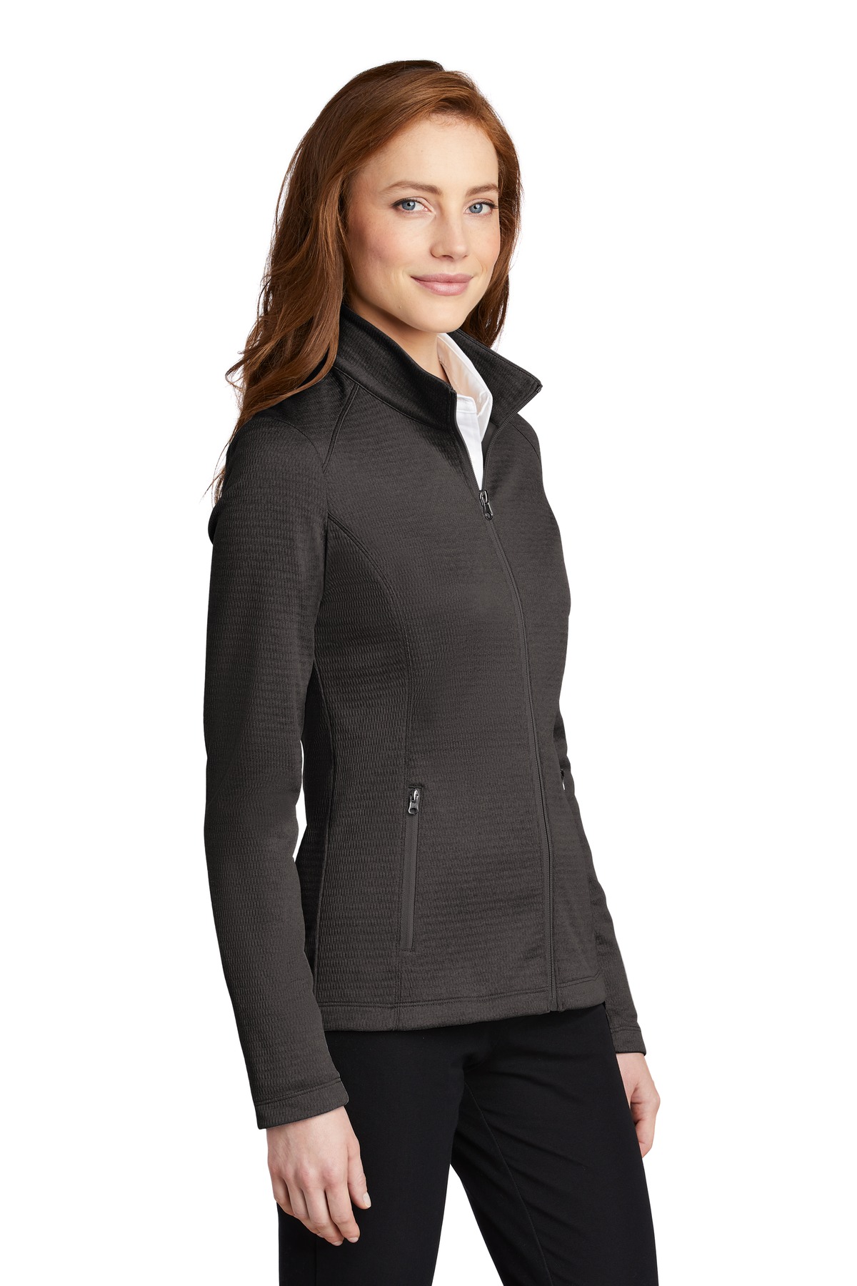 Port Authority Women's Diamond Heather Fleece Full-Zip Jacket