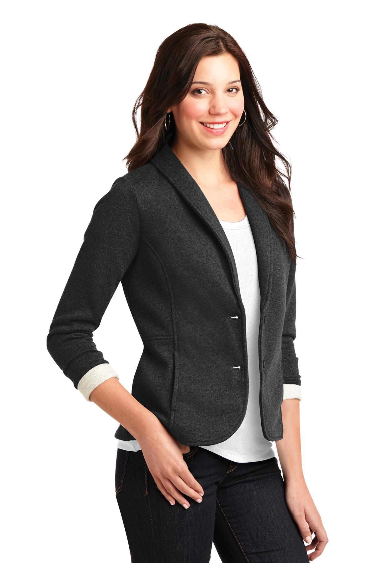 Port Authority Women's Fleece Blazer.