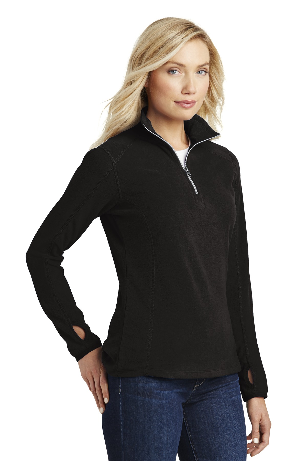 Port Authority Women's Microfleece 1/2-Zip Pullover.