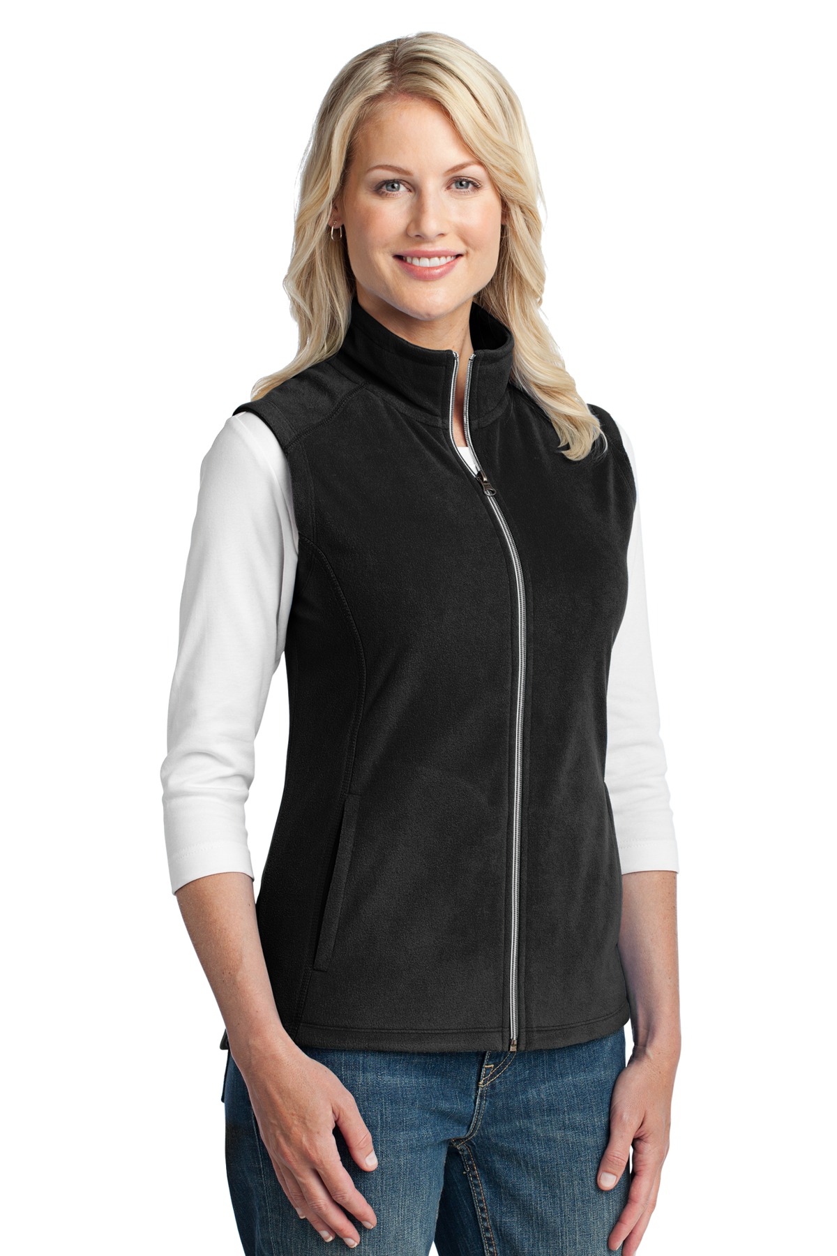 Port Authority Women's Microfleece Vest.