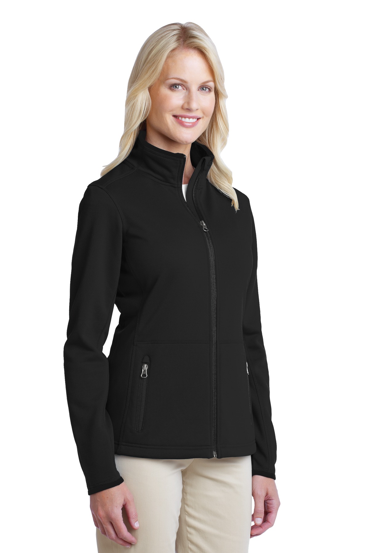 Port Authority Women's Pique Fleece Jacket.