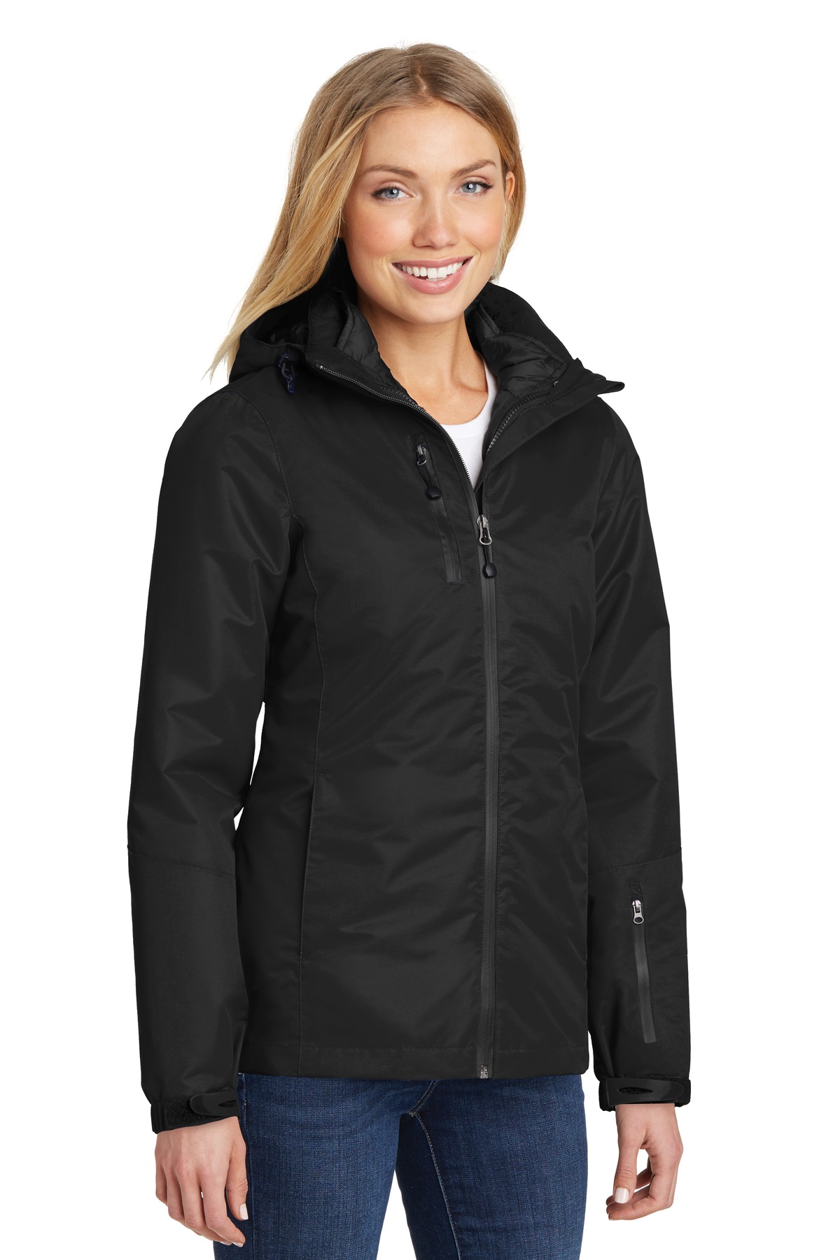 Port Authority Women's Vortex Waterproof 3-in-1 Jacket.
