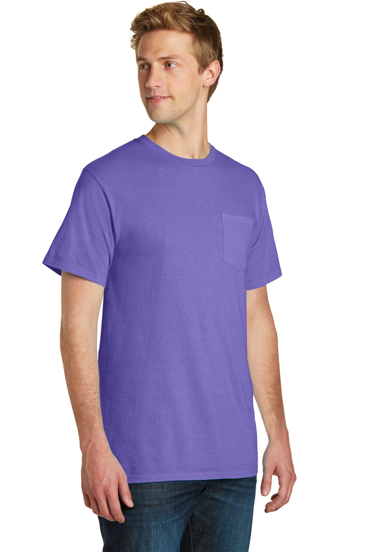 Port & Company Beach Wash Garment-Dyed Pocket Tee.