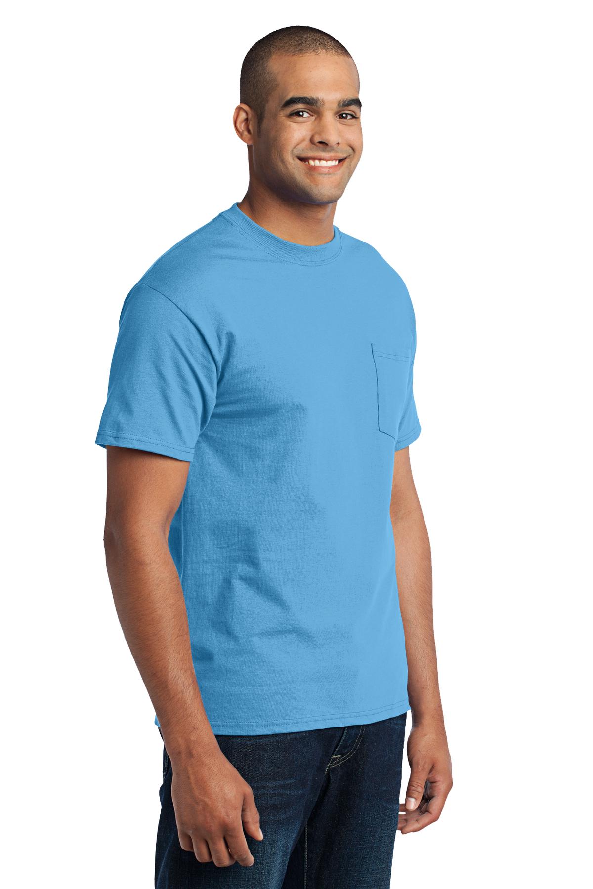 Port & Company - Core Blend Pocket Tee.