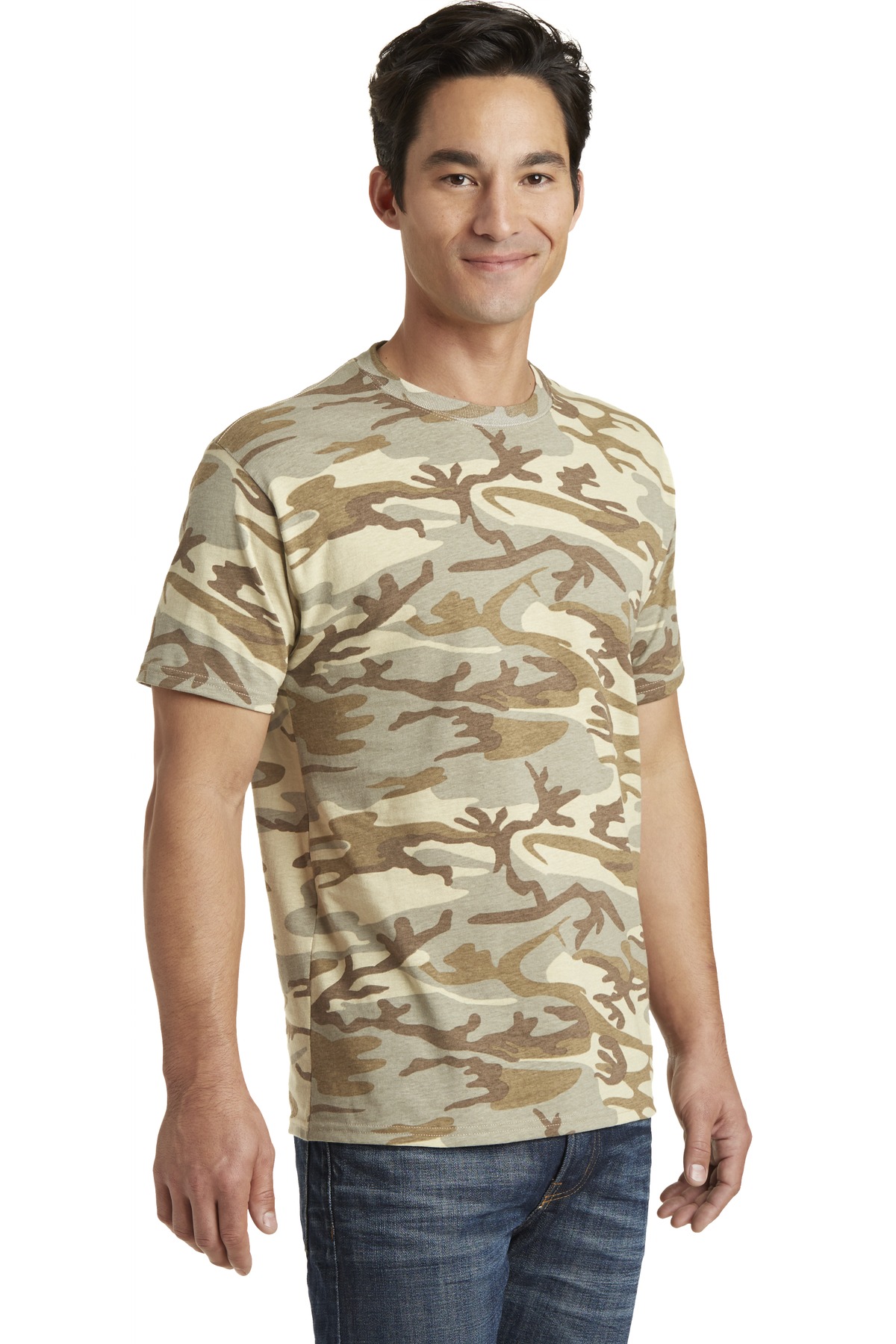 Port & Company Core Cotton Camo Tee.