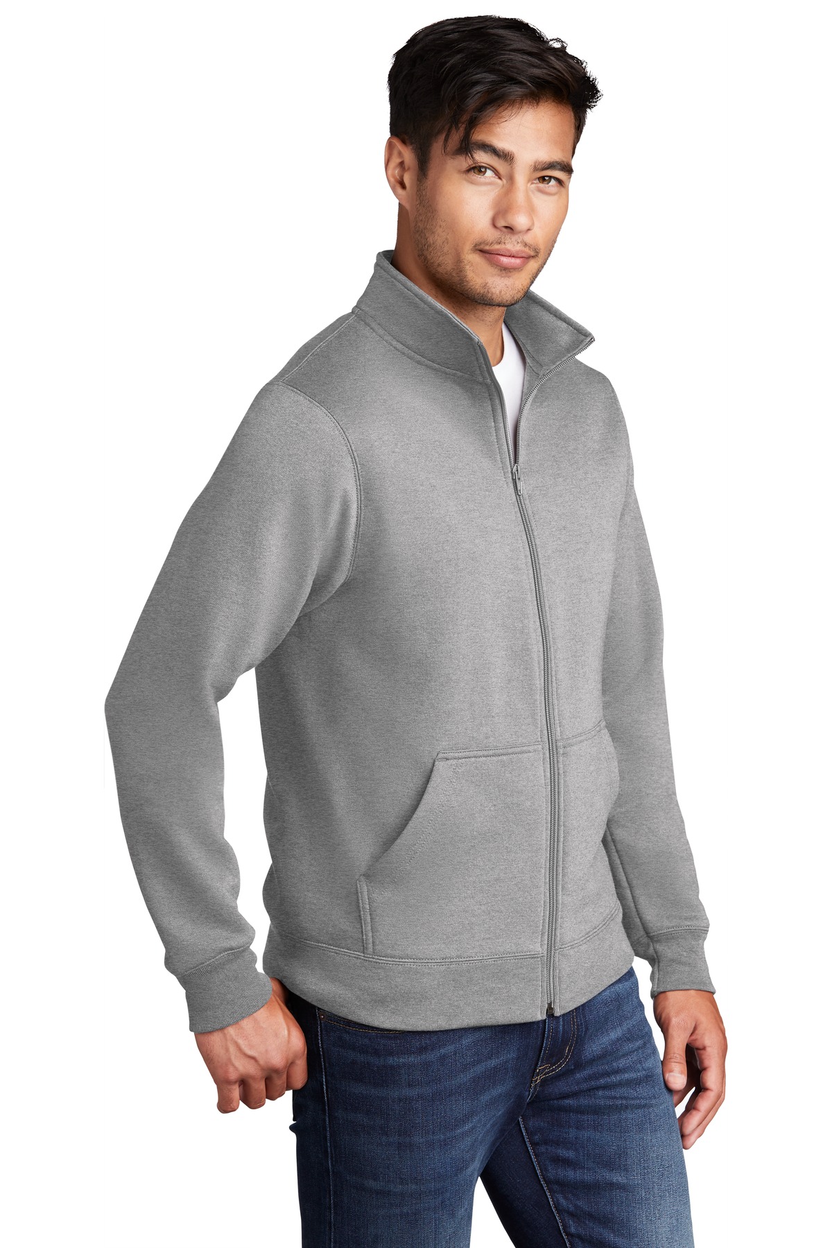 Port & Company Core Fleece Cadet Full-Zip Sweatshirt