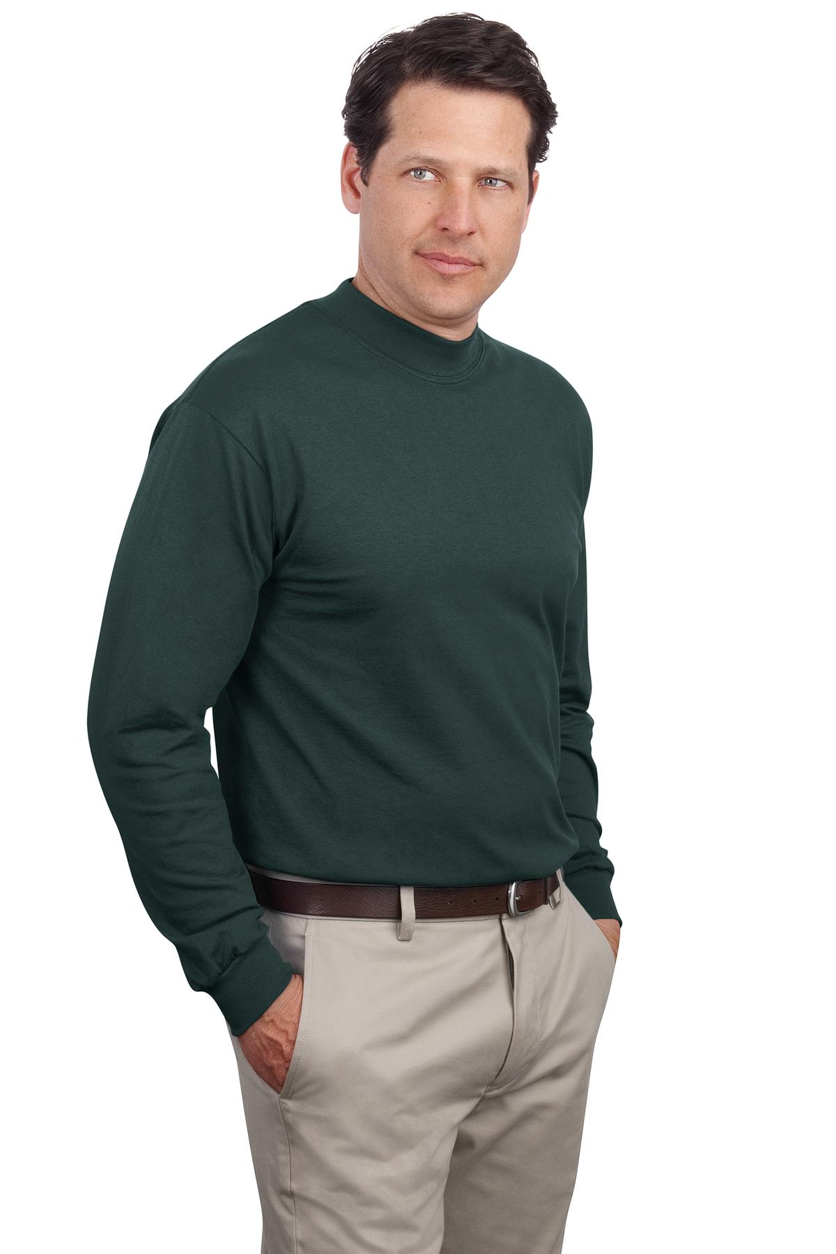 Port & Company Essential Mock Turtleneck.