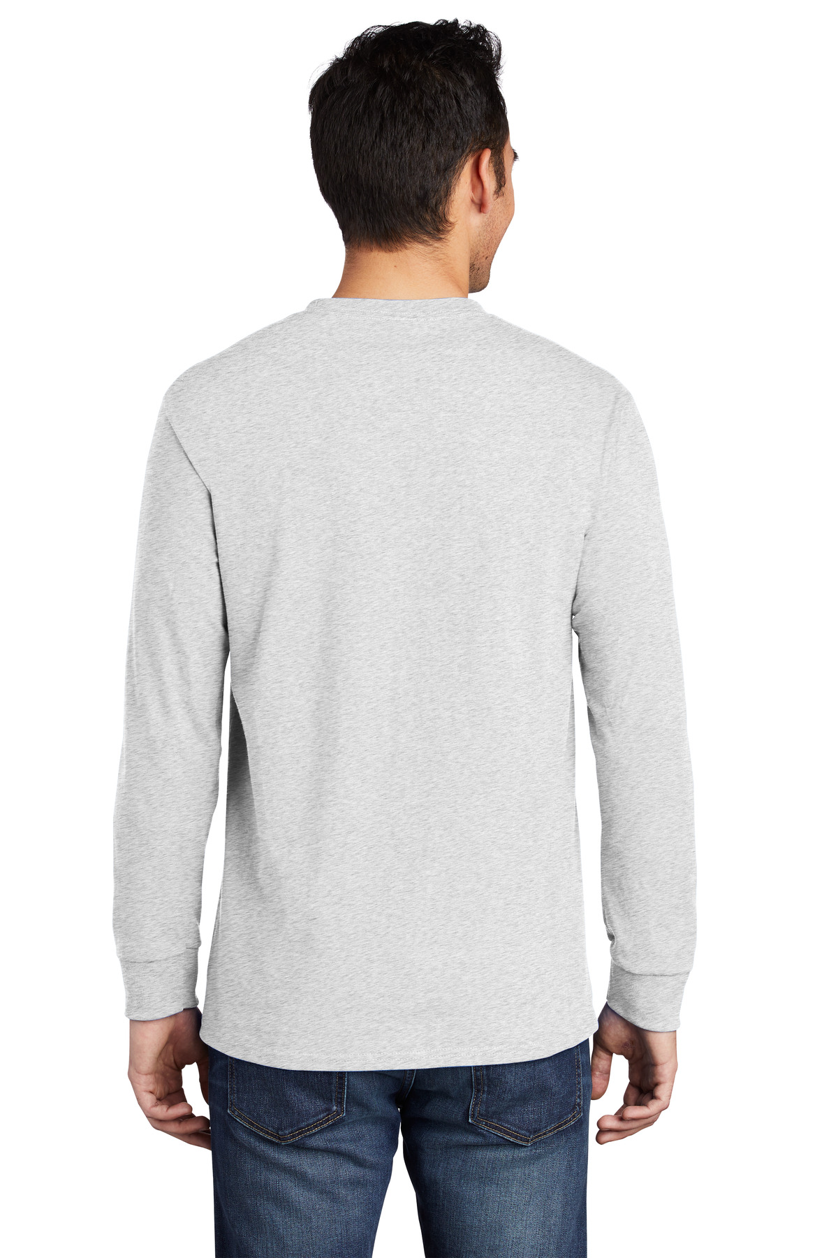 Port & Company Long Sleeve Essential Pocket Tee.