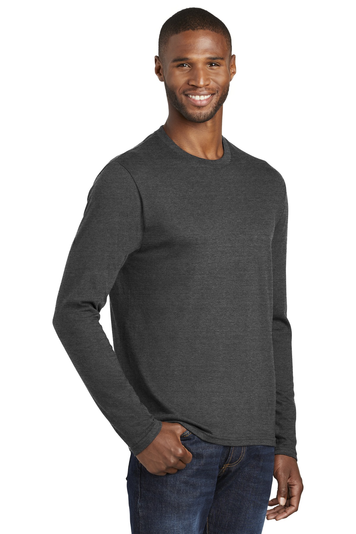 Port & Company Long Sleeve Fan Favorite Blend Tee.