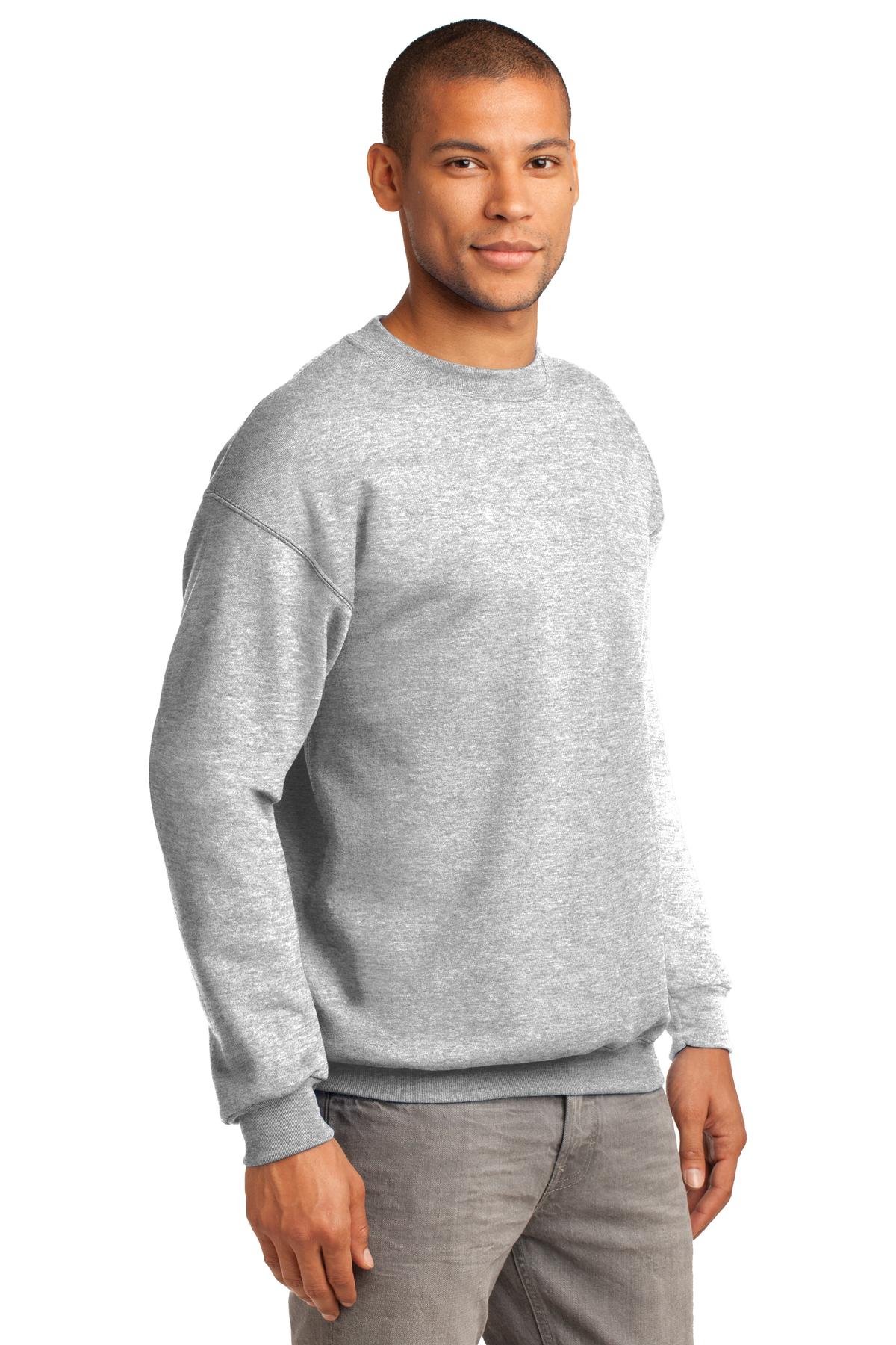 Port & Company Tall Essential Fleece Crewneck Sweatshirt.