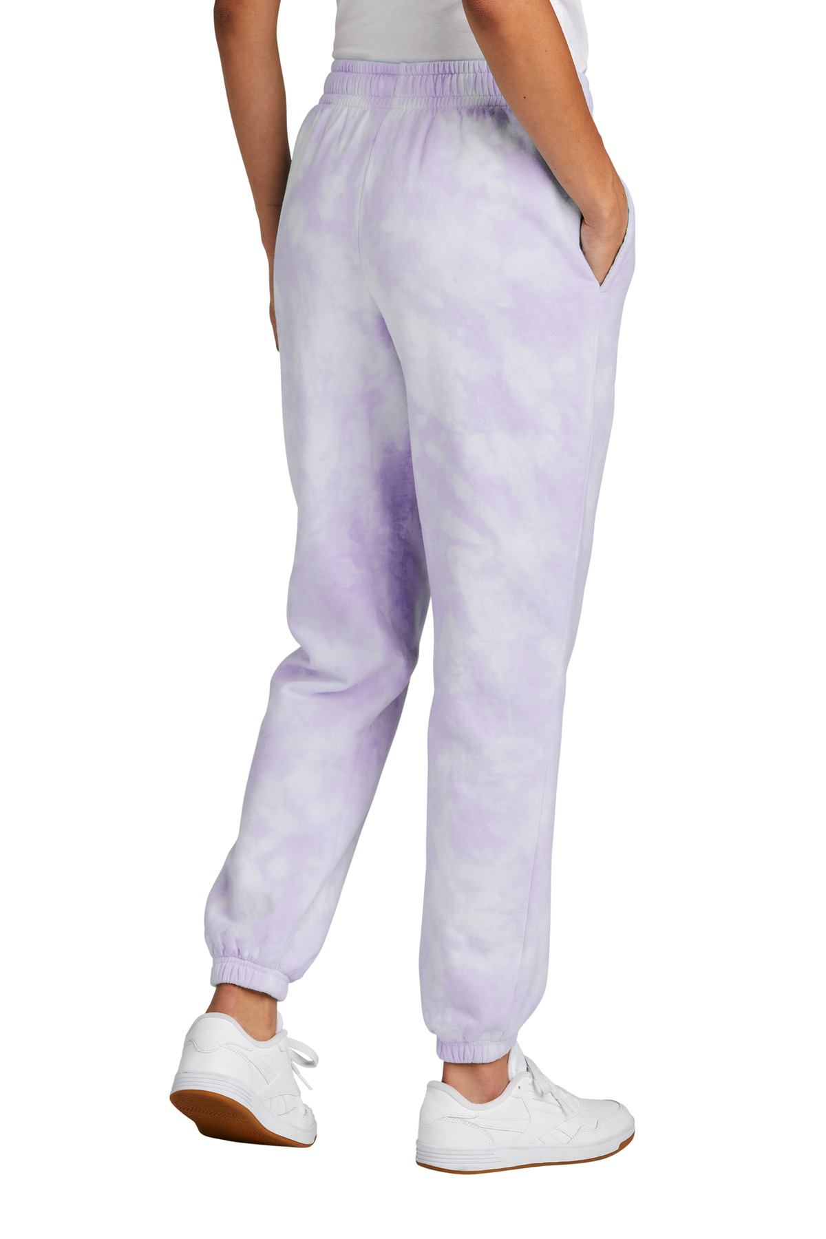 Port & Company Women's Beach Wash Cloud Tie-Dye Sweatpant