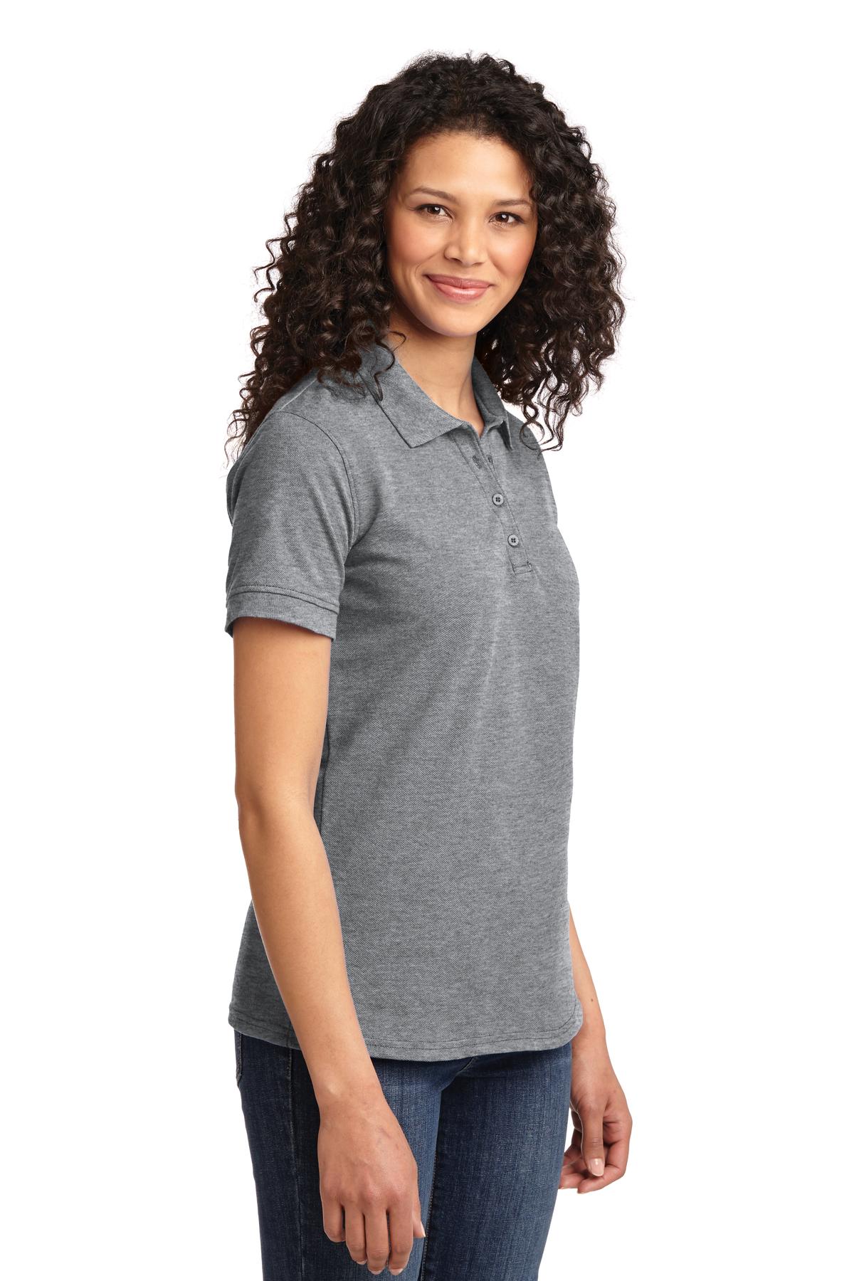 Port & Company Women's Core Blend Pique Polo.