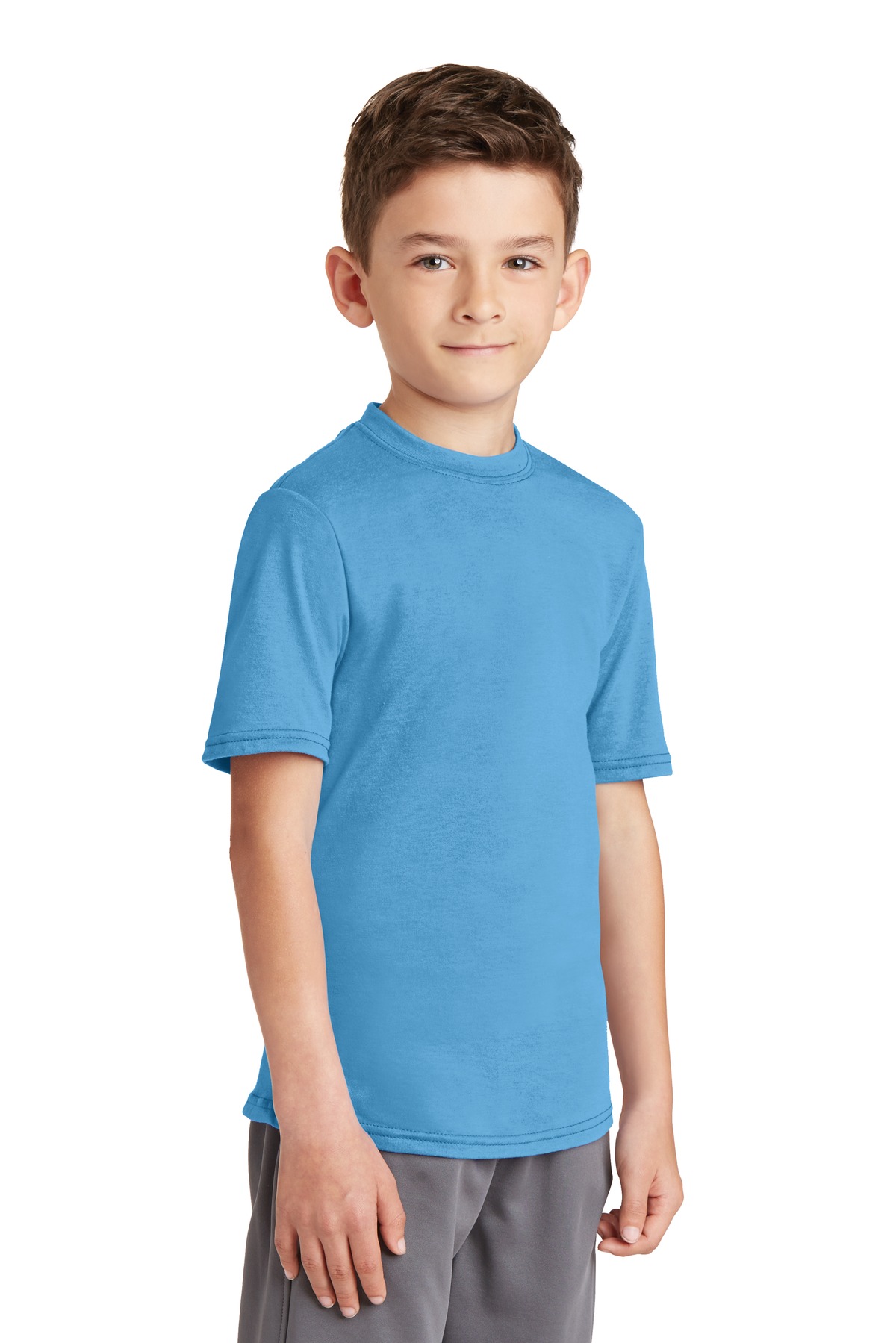 Port & Company Youth Performance Blend Tee.
