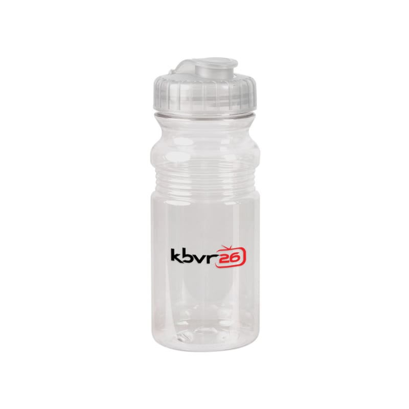 20oz Translucent Sport Bottle With Snap Cap