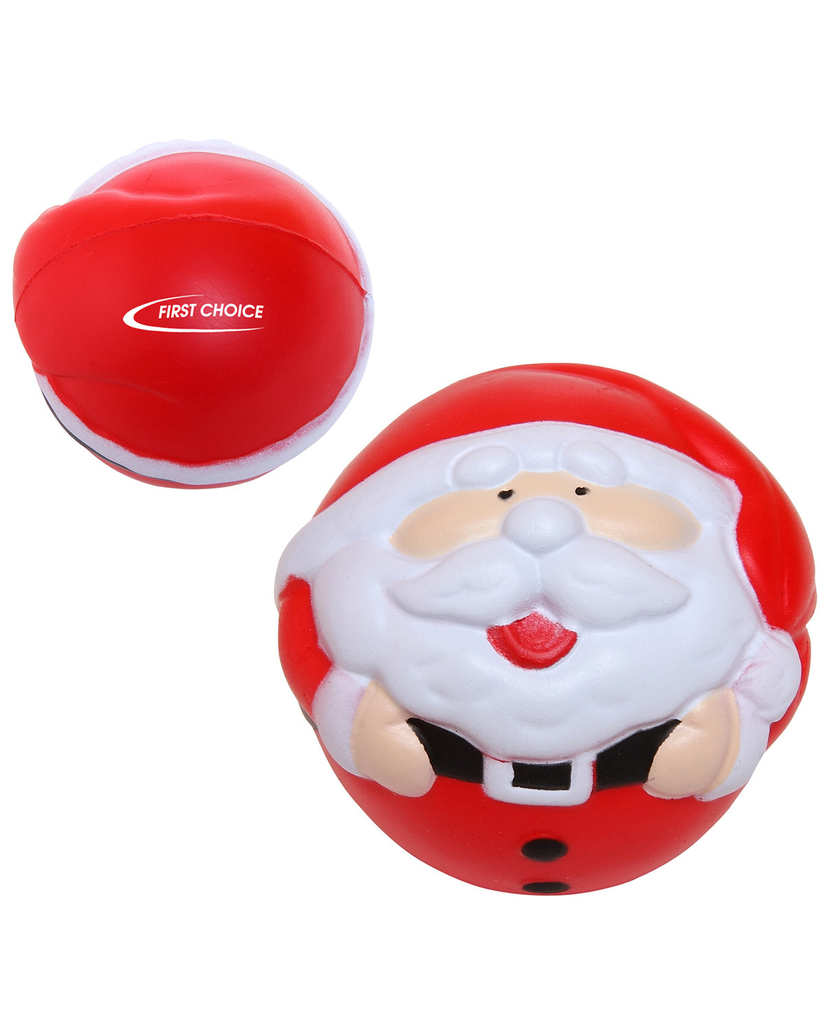 Holiday Christmas Santa Shape Stress Ball