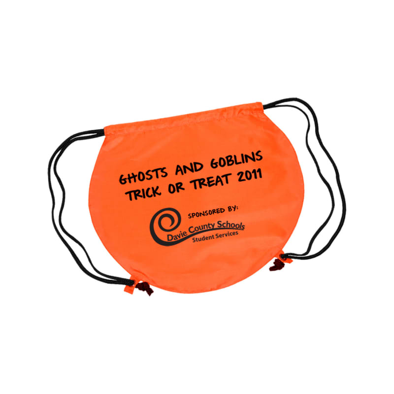 Pumpkin Drawstring Backpack