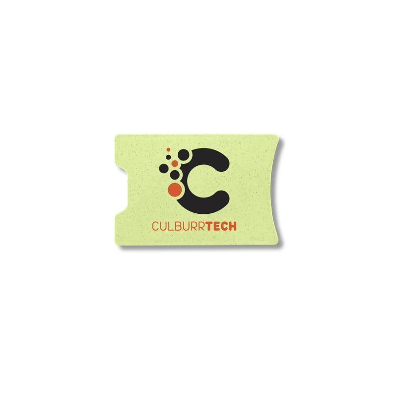 Wheat Straw Rfid Multi Card Case