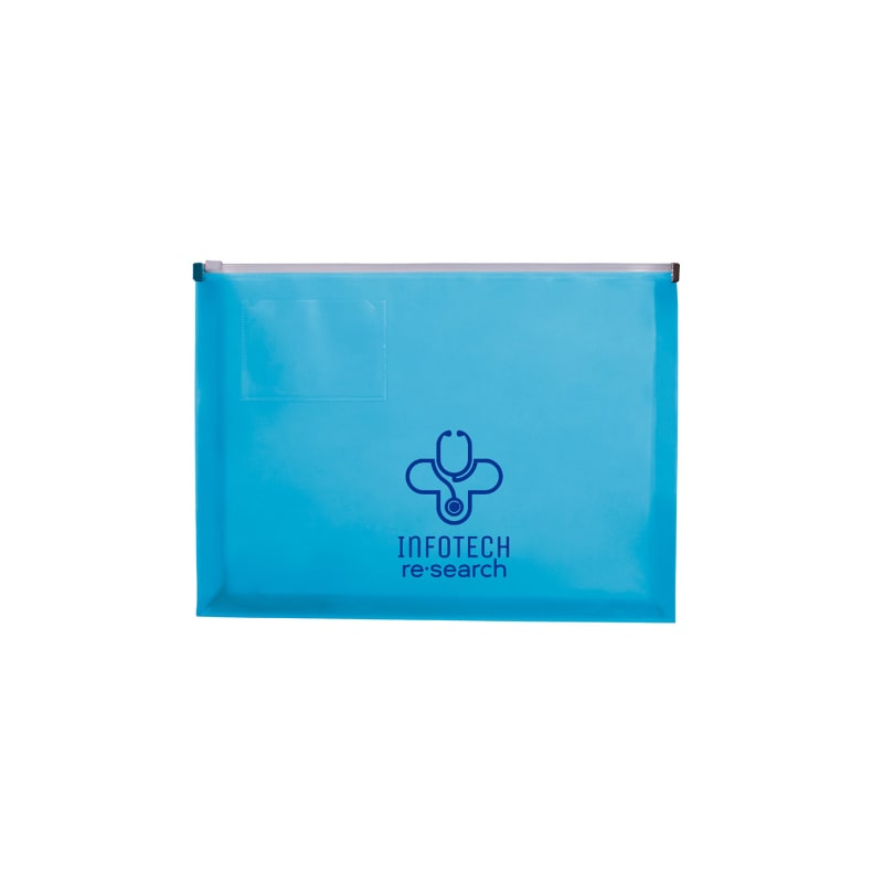 Zip-Closure Envelope With Business Card Slot