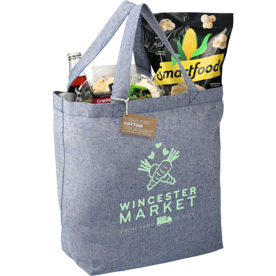 Recycled 5oz Cotton Twill Grocery Tote