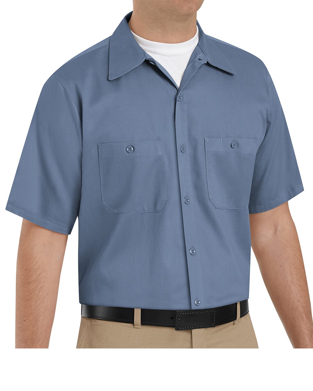 Red Kap Men's Cotton Short Sleeve Uniform Shirt - SC40