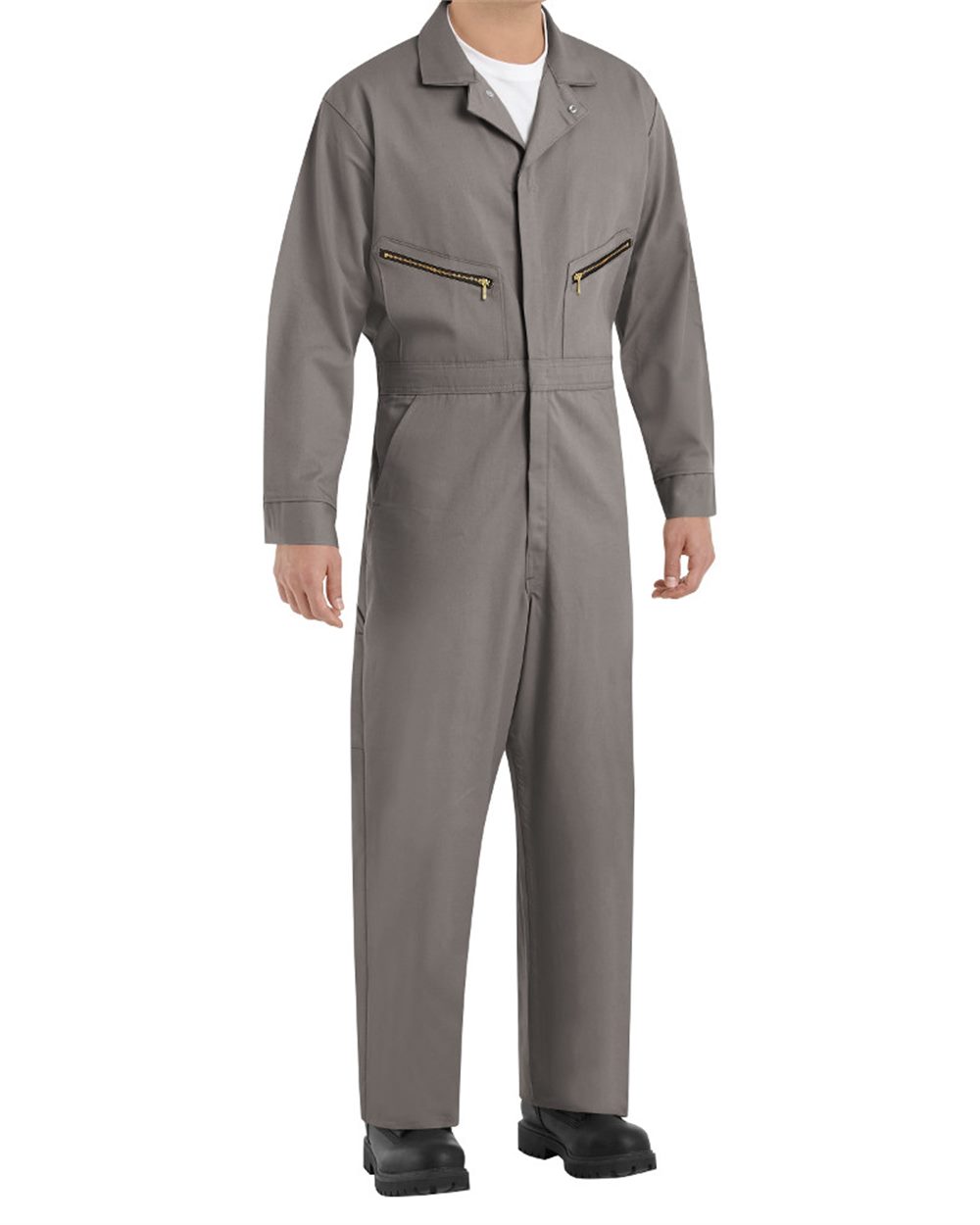 Red Kap Men's Extended Sizes Zip-Front Cotton Coverall - CC18EXT