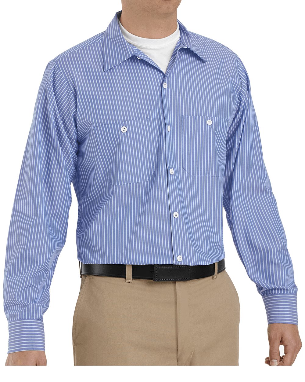 Red Kap Men's Premium Long Sleeve Work Shirt - SP10