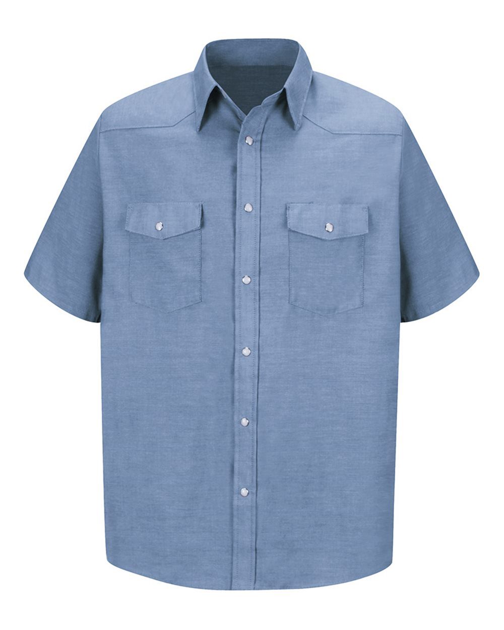 Red Kap Men's Tall Deluxe Western Style Short Sleeve Shirt - SC24T