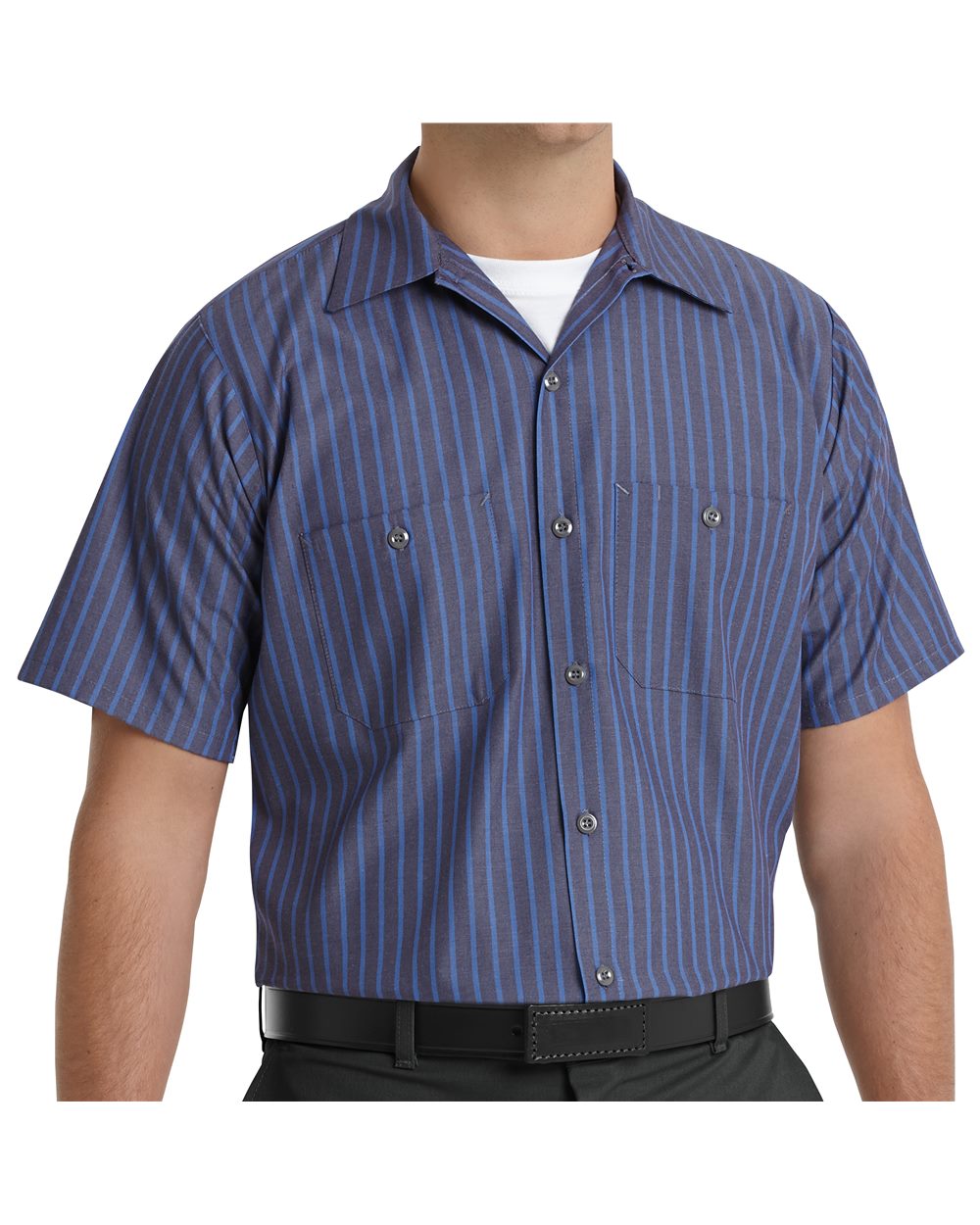 Red Kap Men's Tall Industrial Short Sleeve Work Shirt - SP24T