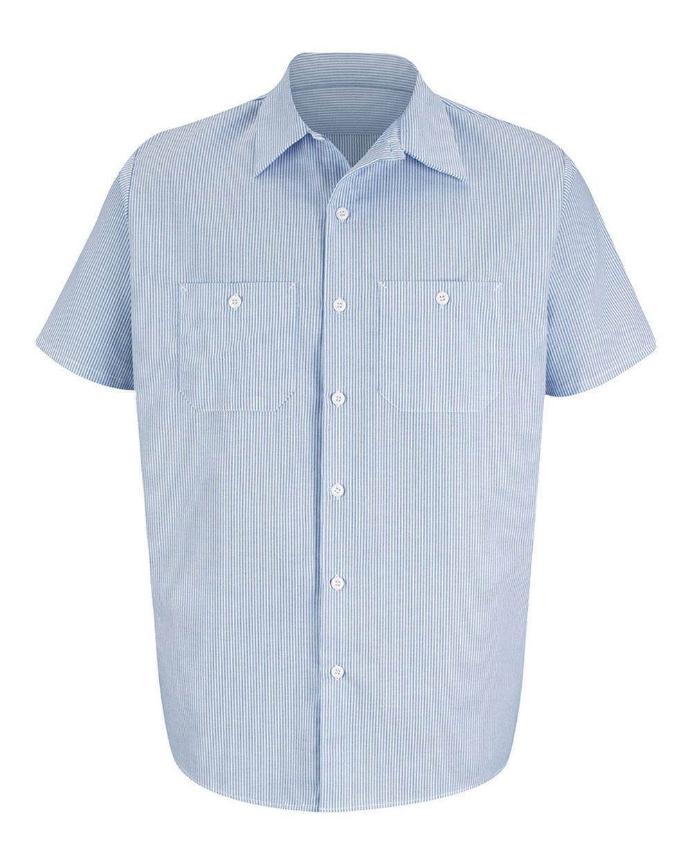 Red Kap Men's Tall Industrial Stripe Work Shirt - SL20T