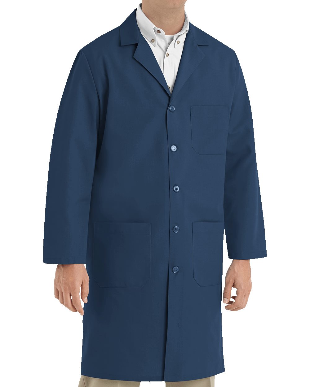 Red Kap Unisex Tall Button Front Lab Coat - KP14T