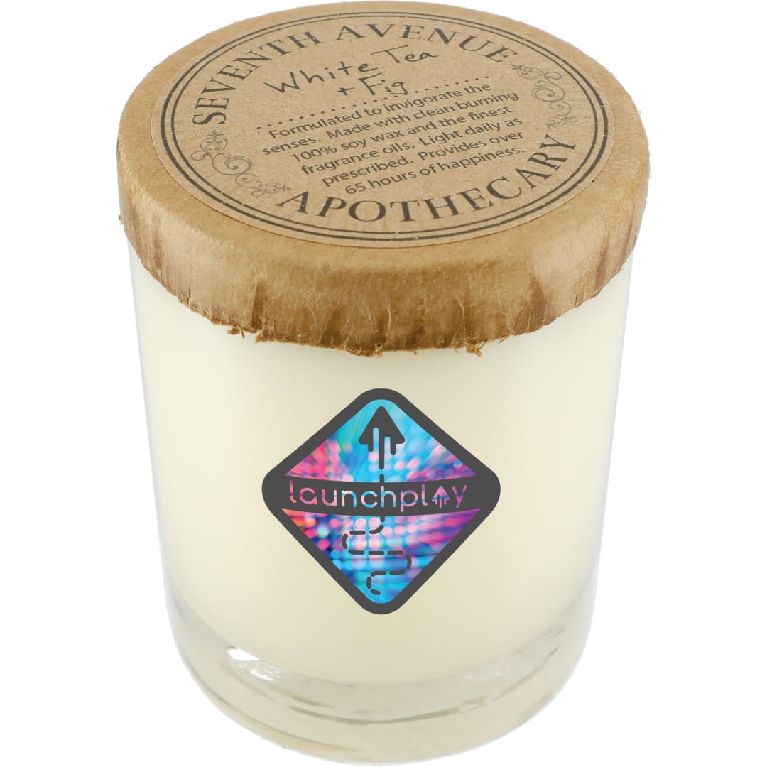 Seventh Avenue Apothecary White Tea And Fig 11 Oz Glass Jar Candle