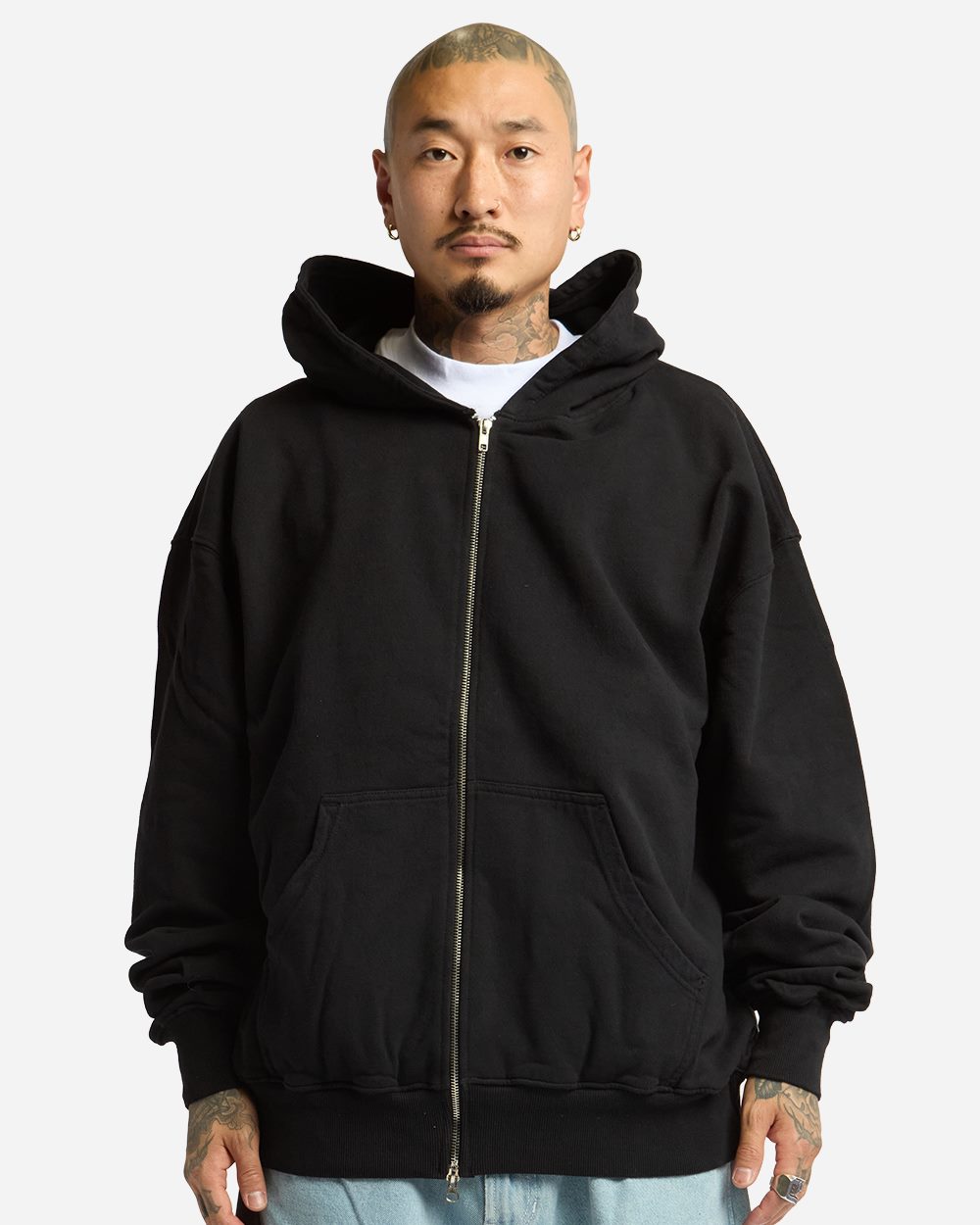 Shaka Wear Unisex Max Heavy Fleece Garment-Dyed Full-Zip Hooded Sweatshirt - SHGMZ
