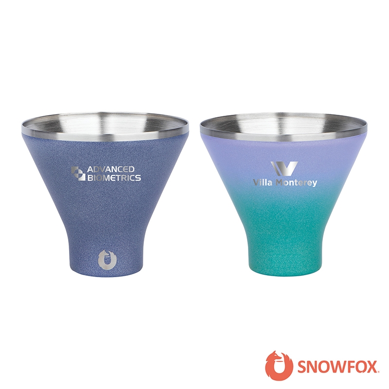 Snowfox Snowfox® 8 Oz. Shimmer Finish Vacuum Insulated Martini Cup