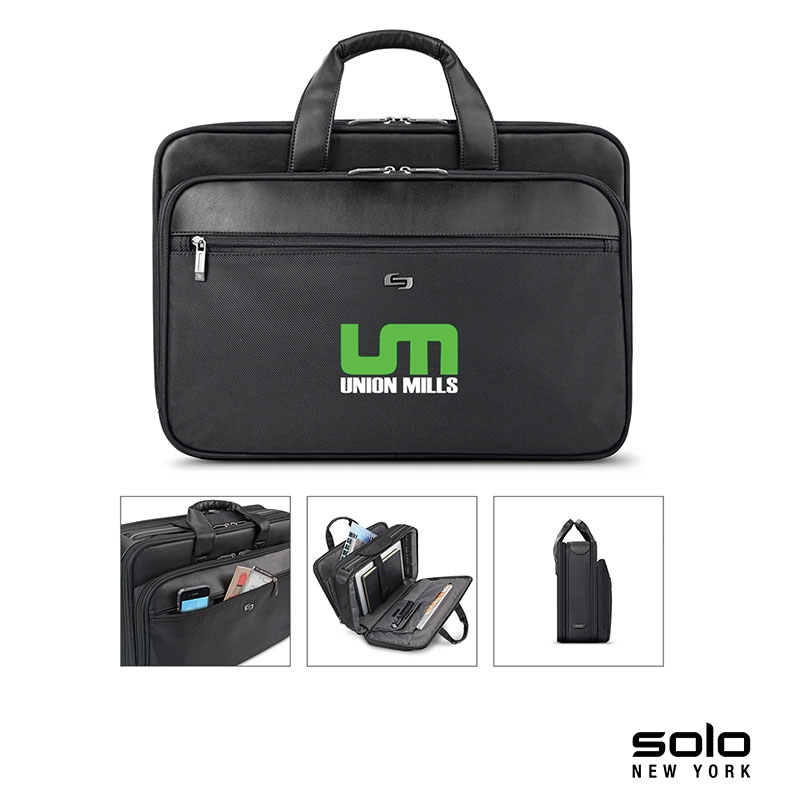 Solo New York Solo New York Paramount Retractable Strap Briefcase
