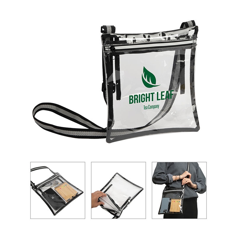 Sovrano Heathrow TPU Clear Crossbody Bag