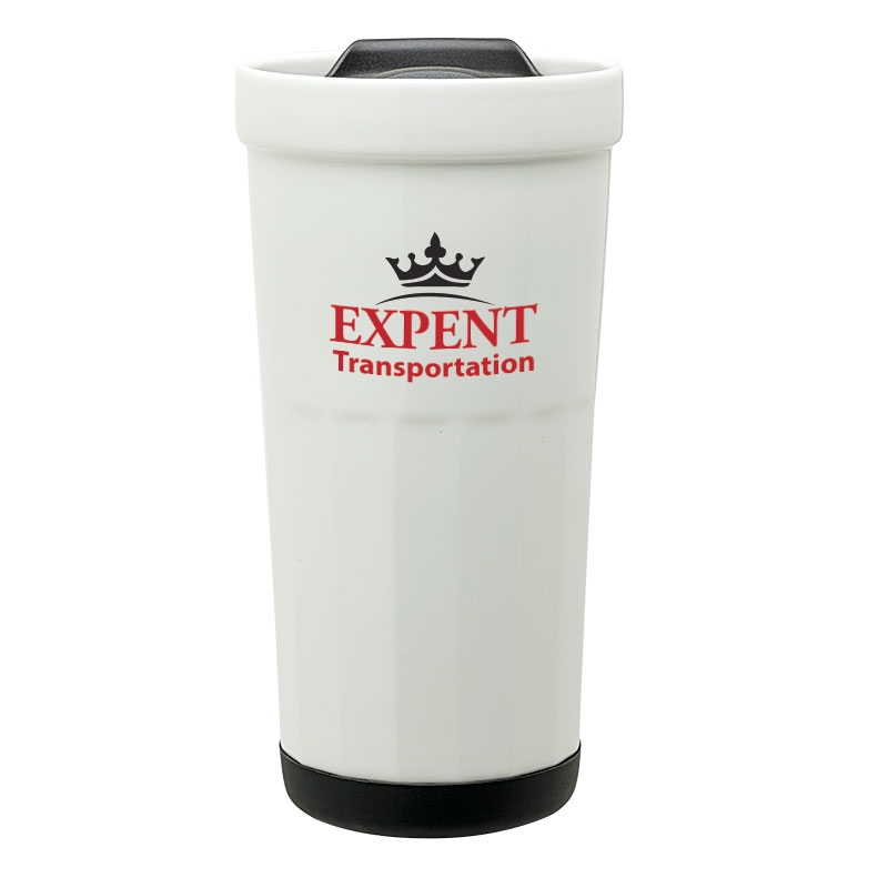 Sovrano Latte 16 Oz. Ceramic Travel Tumbler