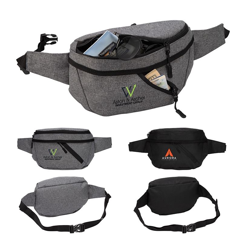 Sovrano Ontario Two-Pocket Crossbody / Waist Bag