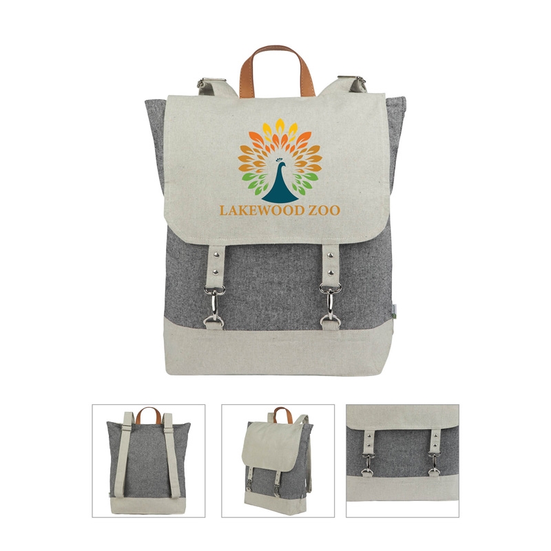 Sovrano Renew IV 8 Oz. Recycled Cotton Backpack