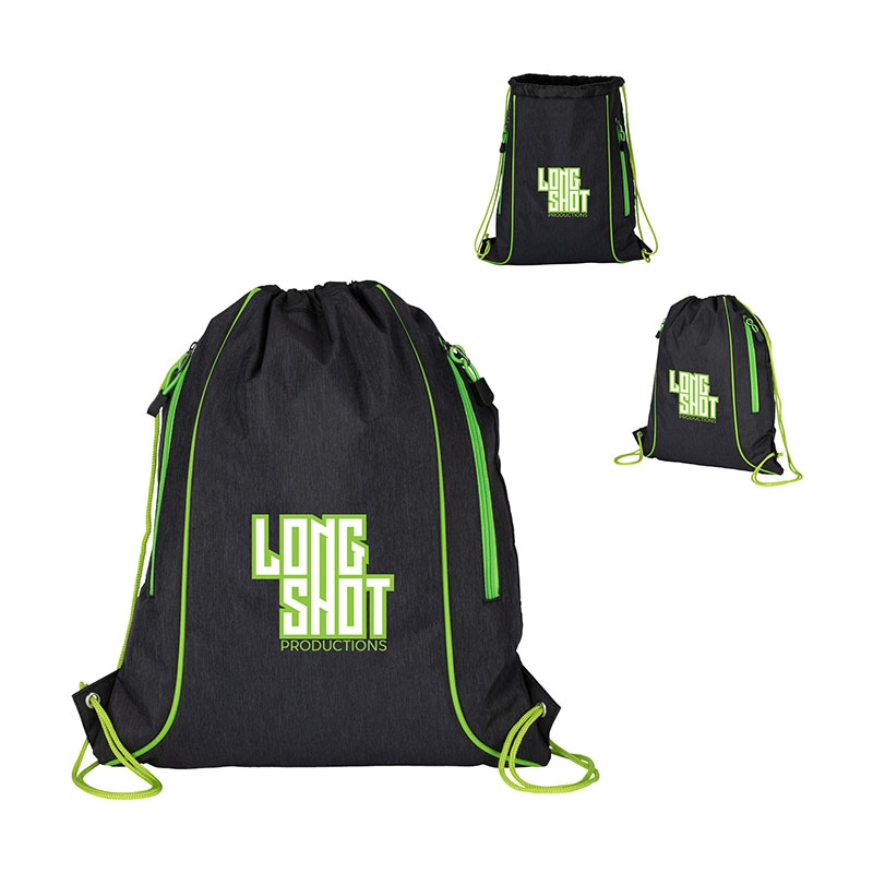 Sovrano Seville Drawstring Bag W/ Color Accents