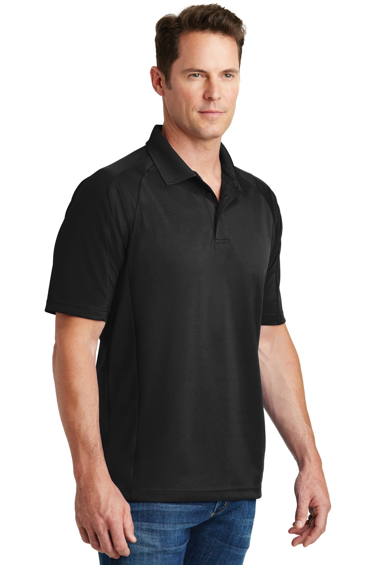 Sport-Tek Dri-Mesh Pro Polo.