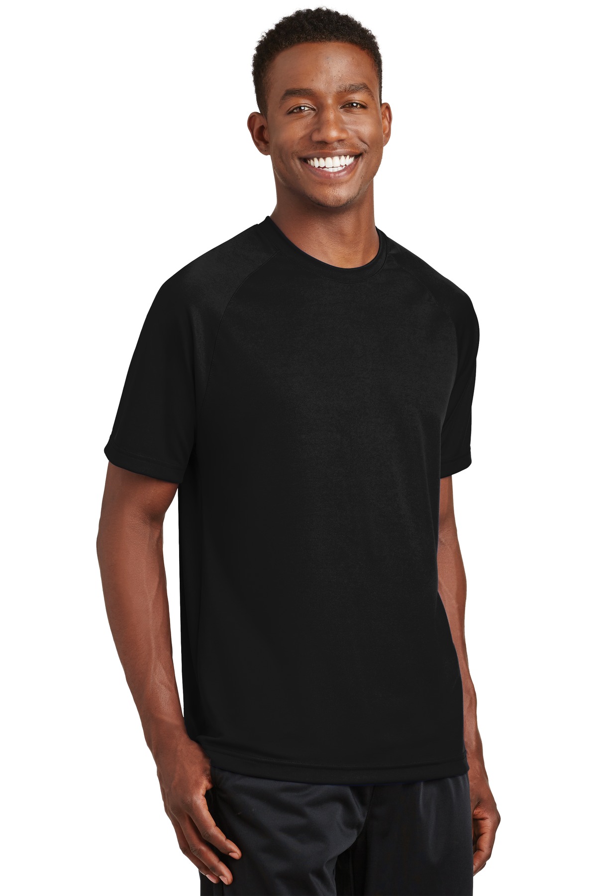 Sport-Tek Dry Zone Short Sleeve Raglan T-Shirt.