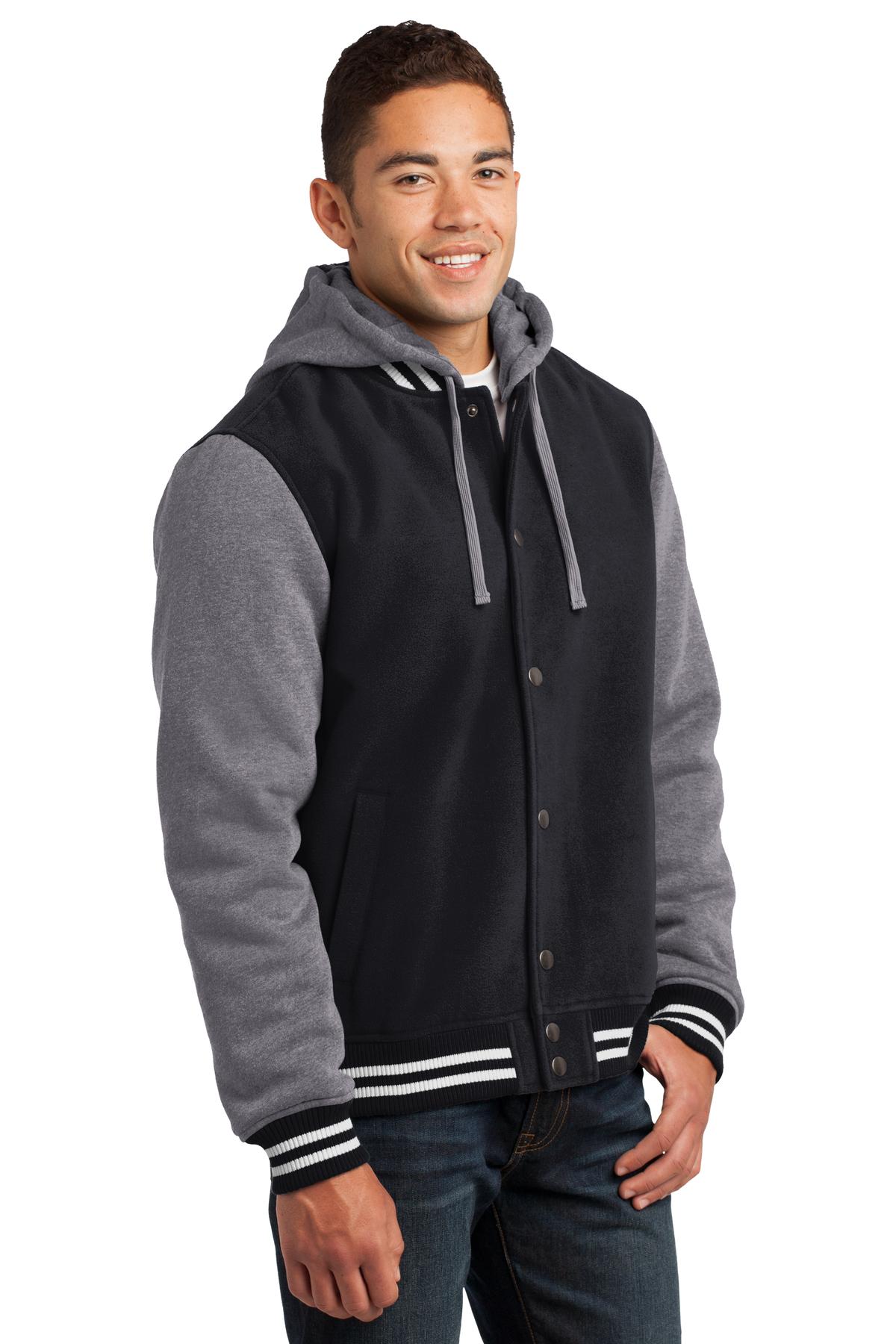 Sport-Tek Insulated Letterman Jacket.