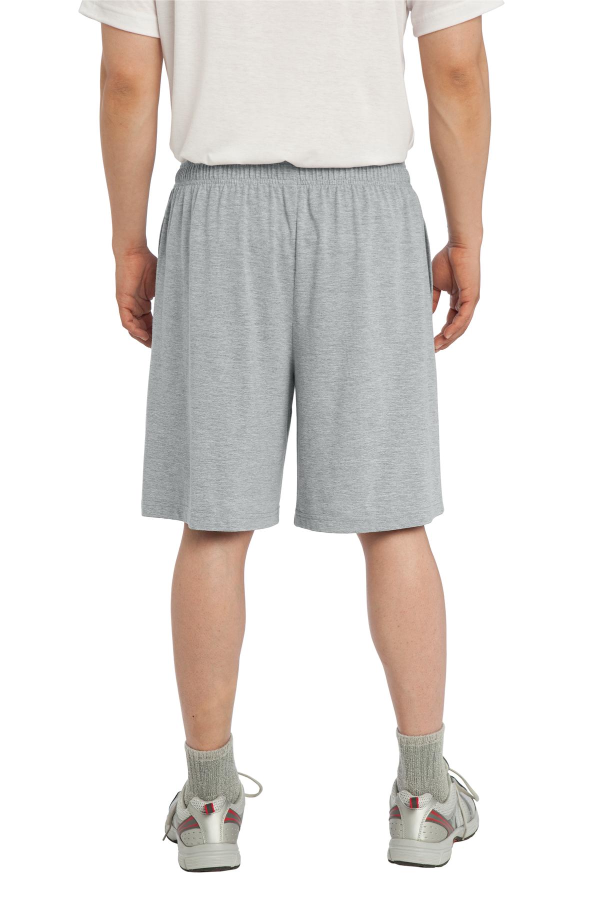 Sport-Tek Jersey Knit Short With Pockets.