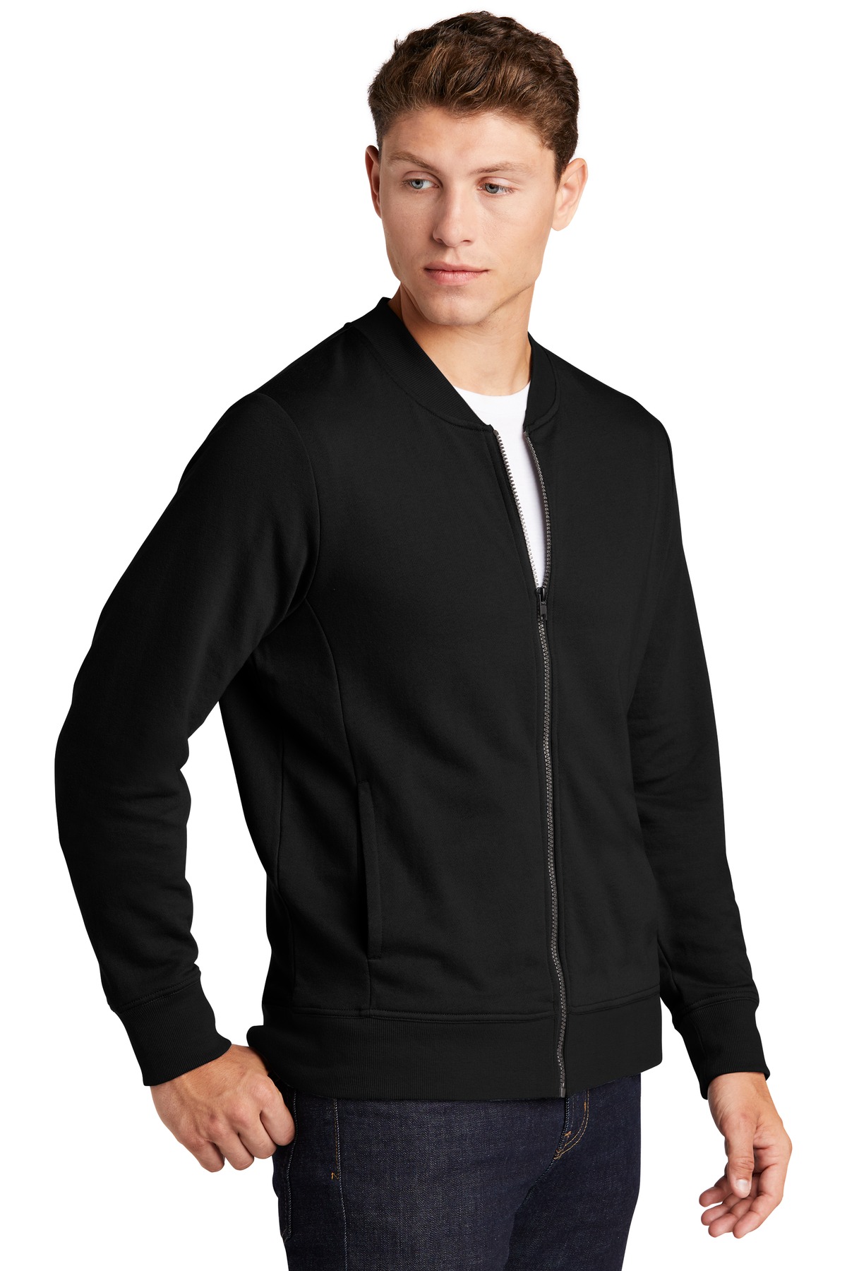 Sport-Tek Lightweight French Terry Bomber.